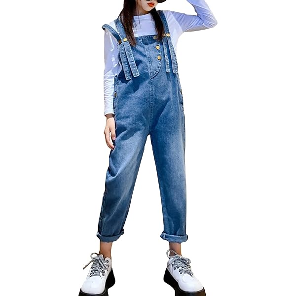Amazon.com: MIAOMIAOWU Girls overalls women's denim overalls